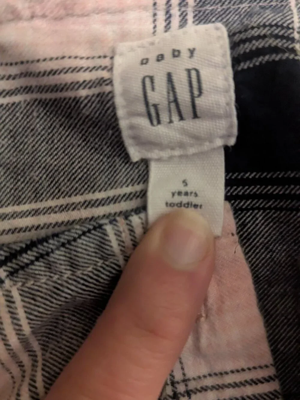 Gap Pink Plaid Girls Dress